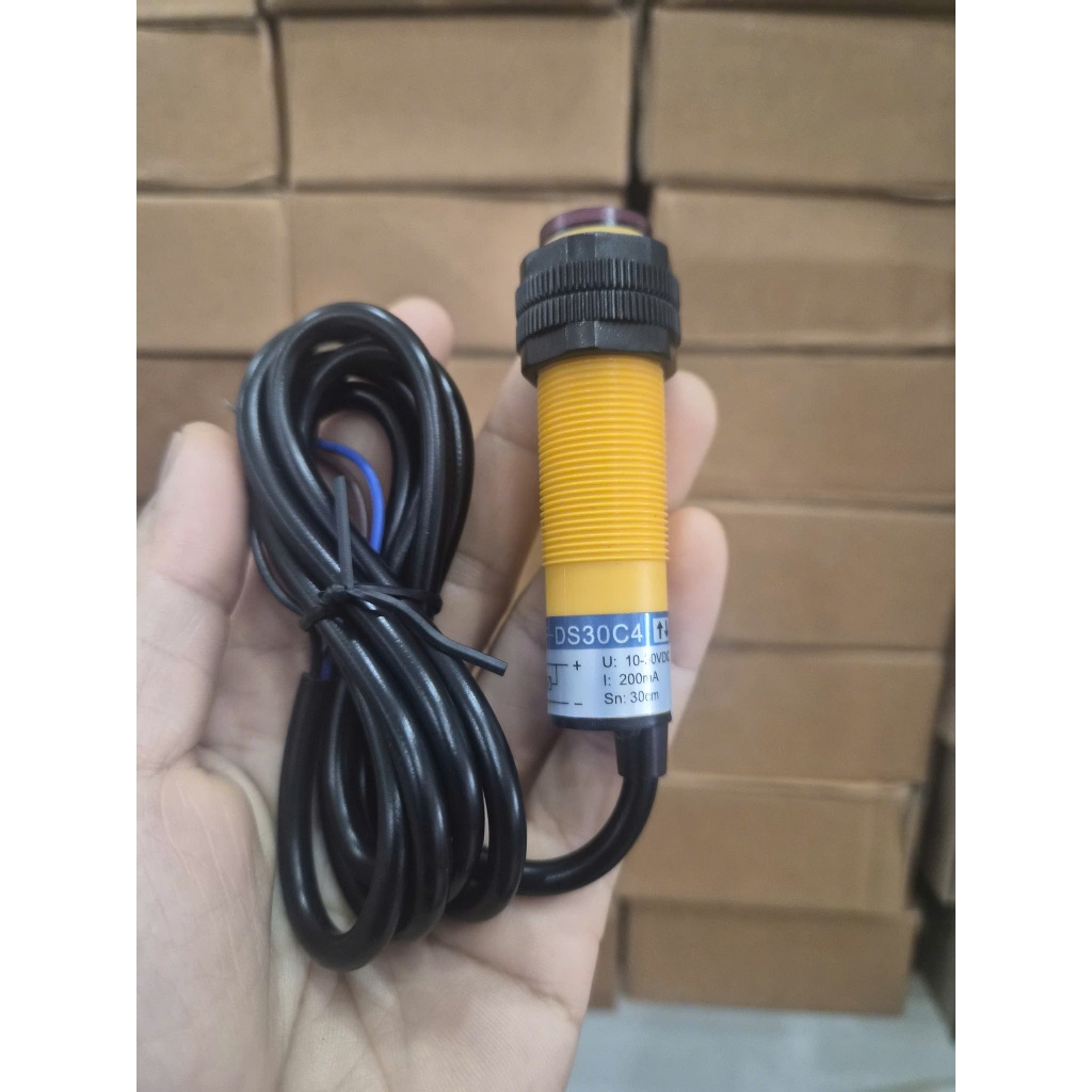 Cảm biến quang phát hiện vật cản E3F-DS30C4 (6-36V NPN.NO), E3F-DS30P1 (6-36V PNP.NO), E18-D8NK (5V)
