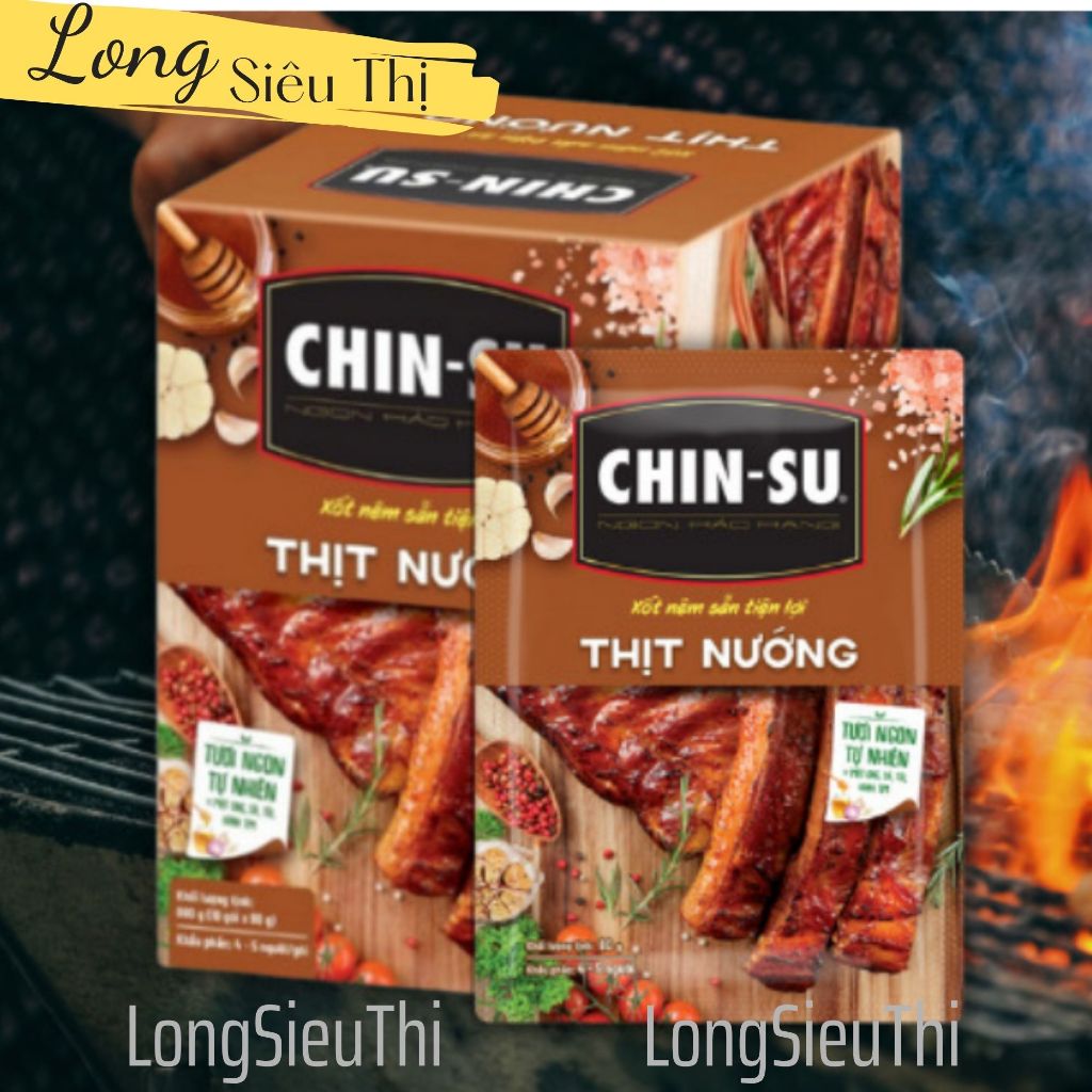 20/30Gói x80gr Xốt Thịt Nướng Chinsu Xốt Gia Vị Nêm Sẵn Thịt Nướng Tiện Lợi Cho Nhiều Nhu Cầu Sử Dụn