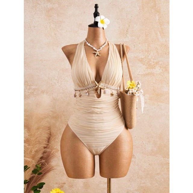 Áo tắm bikini một mảnh hoạ tiết bohem | Naavi order 7-10