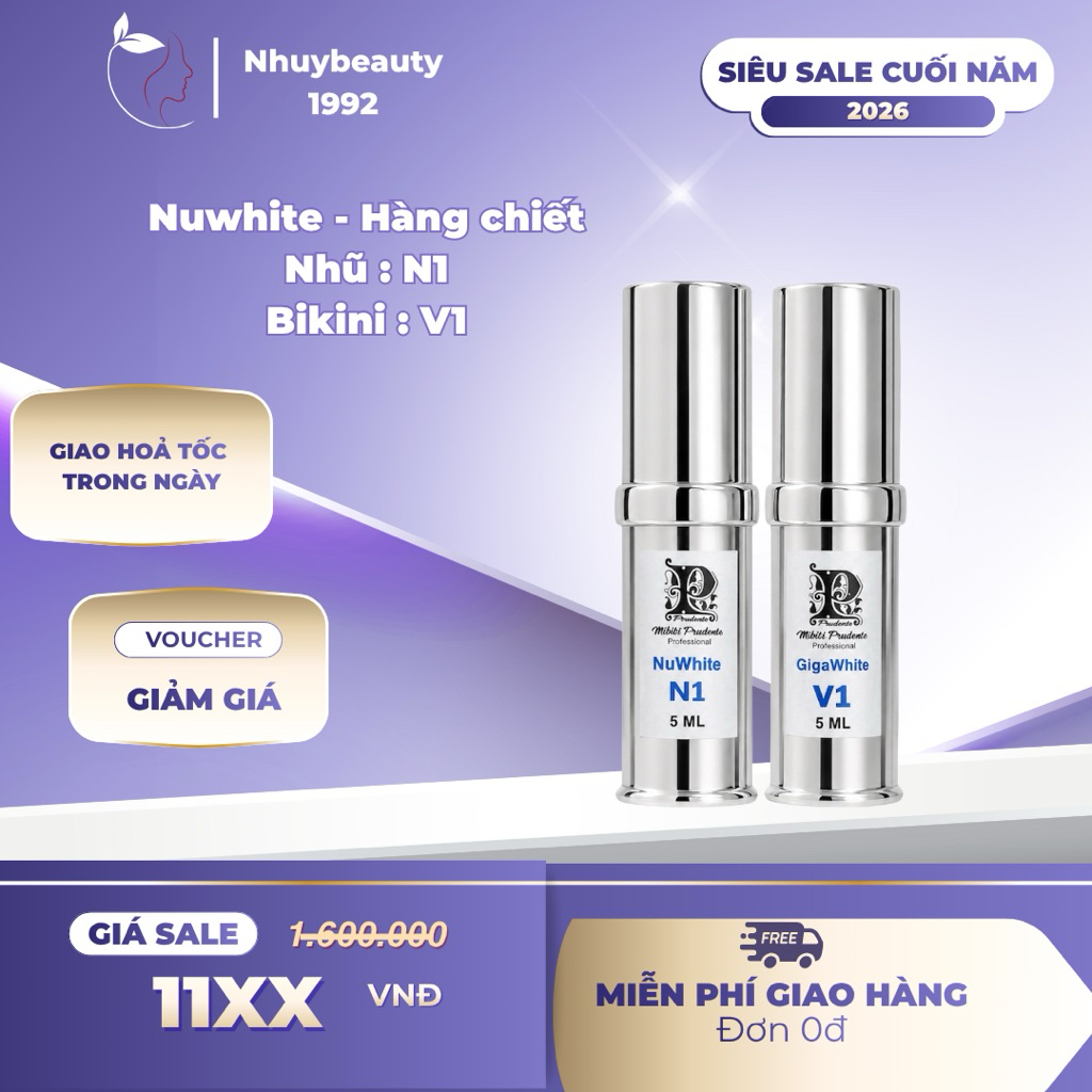 [Hàng Chiết Chuẩn Auth] Kem Nuwhite N1 L1a V1 H6 Mibiti Prudente