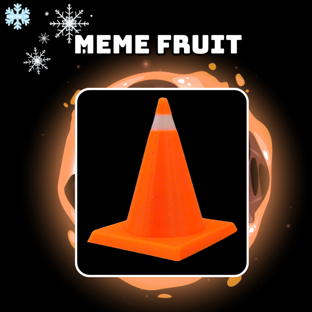 Mô Hình Trái Ác Quỷ MeMe Fruit Blox Fruits In 3D - Đồ Chơi Decor Cực Chất