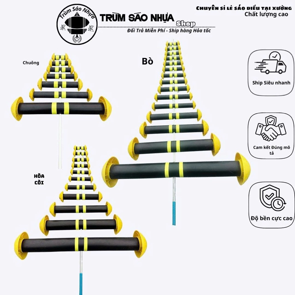 Bộ sáo dàn nhựa full dòng âm 5-7-9-11-13-15 quả siêu bền và nhẹ