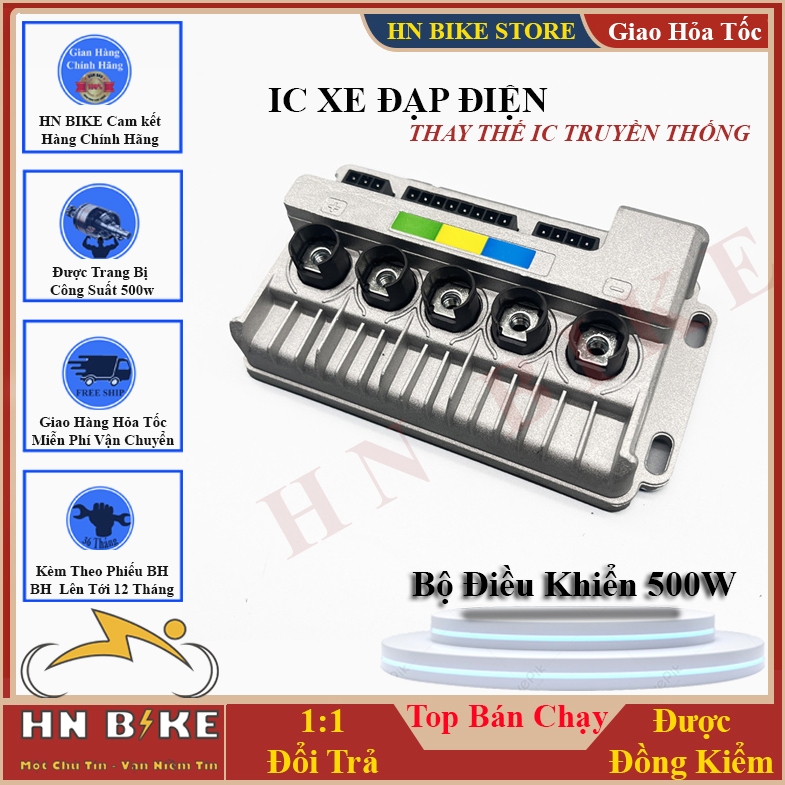IC Đúc Xe Điện 500W 48V/60V - Bộ Điều Khiển Chống Nước - Xe Chạy Khỏe - Ổn Định