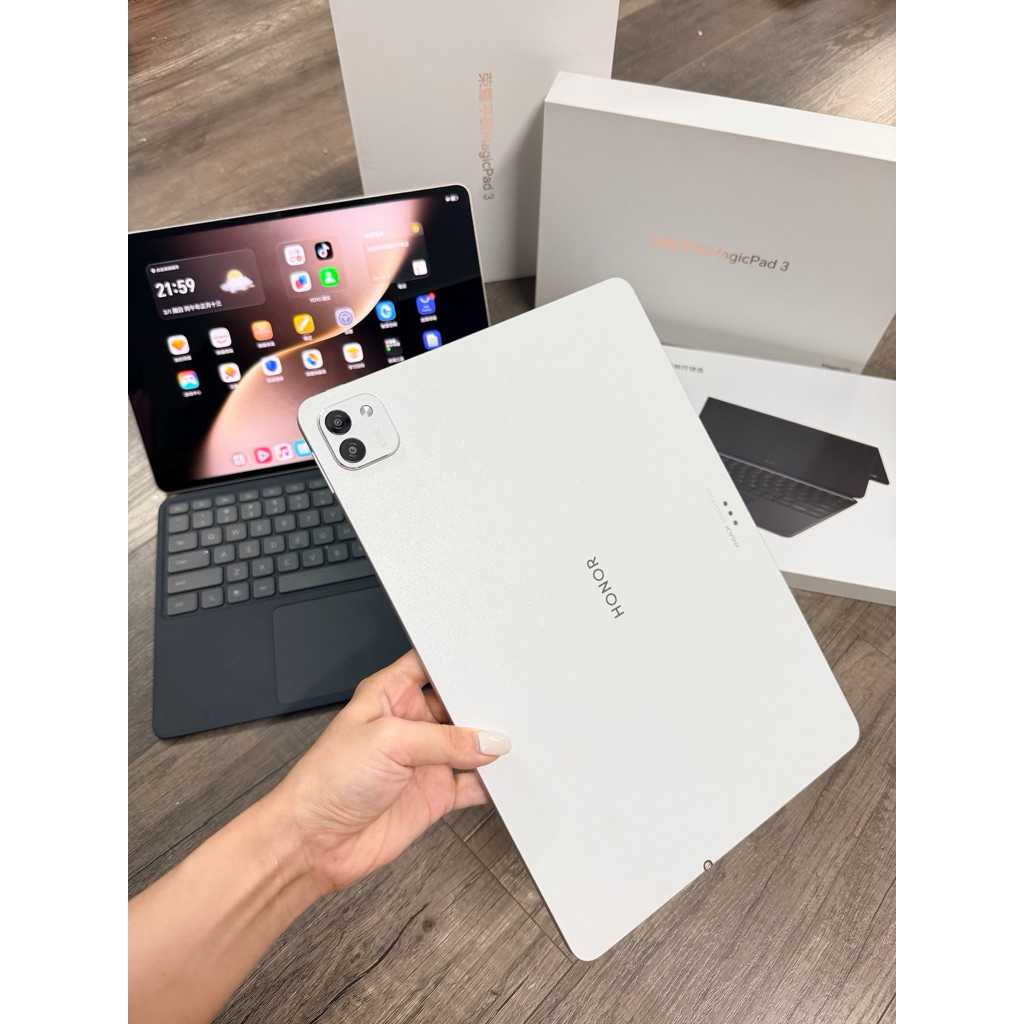 Máy tính bảng Honor Magic Pad 3 (Snapdragon 8 Gen 3 - Pin 12450 mAh) Ram (12-256gb) Fullbox - Đẹp.