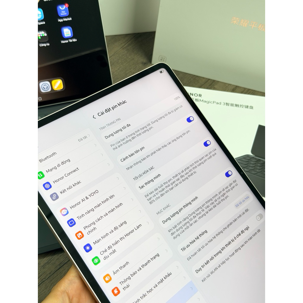 Máy tính bảng Honor Magic Pad 3 (Snapdragon 8 Gen 3 - Pin 12450 mAh) Ram (12-256gb) Fullbox - Đẹp. | BigBuy360 - bigbuy360.vn