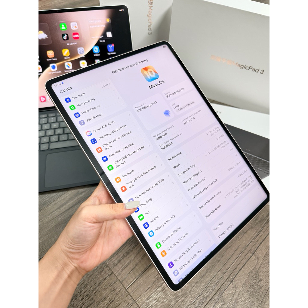 Máy tính bảng Honor Magic Pad 3 (Snapdragon 8 Gen 3 - Pin 12450 mAh) Ram (12-256gb) Fullbox - Đẹp. | BigBuy360 - bigbuy360.vn