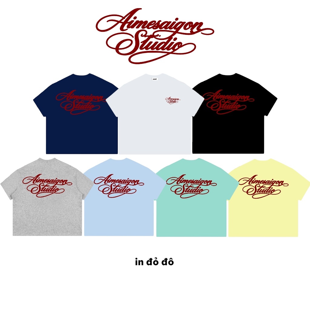 [Link 2 Kim Tuyến] A6 Aimesaigon Áo Thun Boxy Local Brand Form Rộng Tay Ngắn Cotton 250gsm "CHỮ KÍ" Nam Nữ Unisex Hot | BigBuy360 - bigbuy360.vn