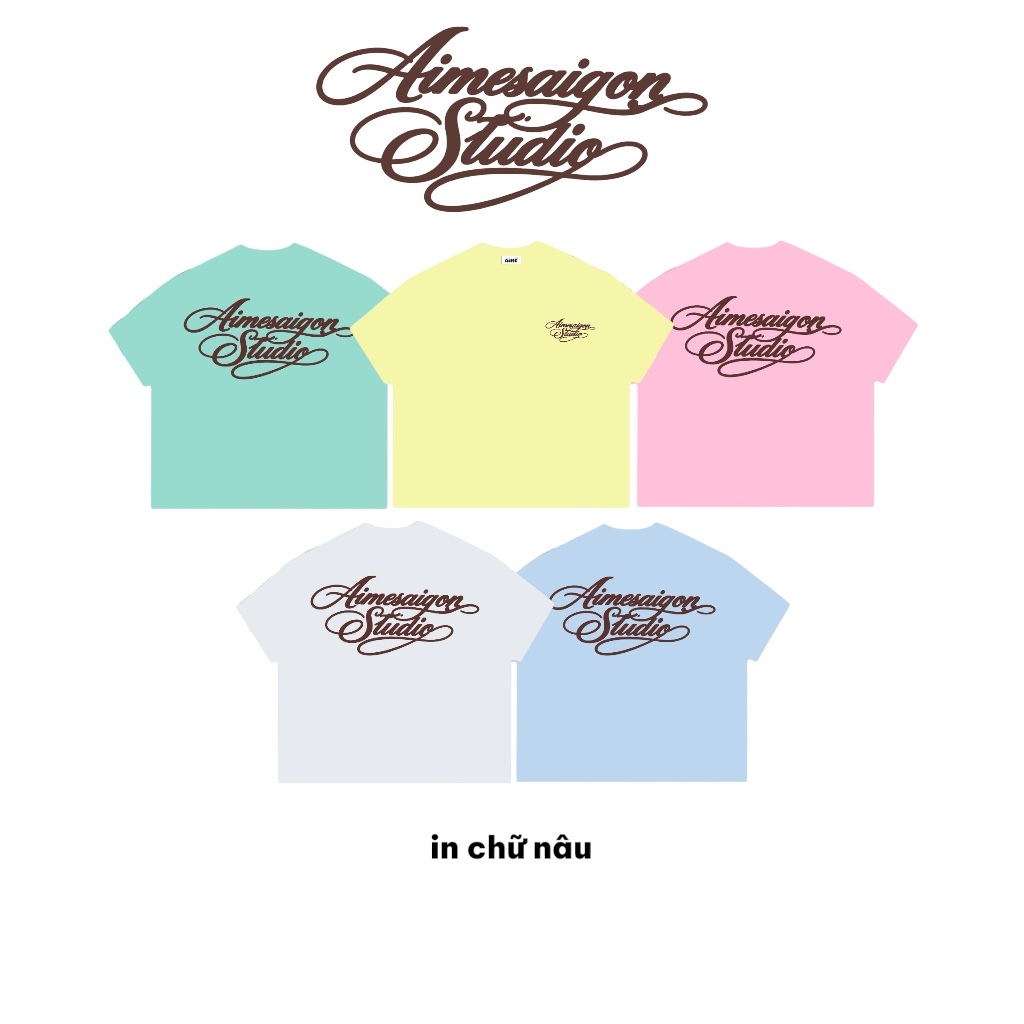 [Link 2 Kim Tuyến] A6 Aimesaigon Áo Thun Boxy Local Brand Form Rộng Tay Ngắn Cotton 250gsm "CHỮ KÍ" Nam Nữ Unisex Hot | BigBuy360 - bigbuy360.vn