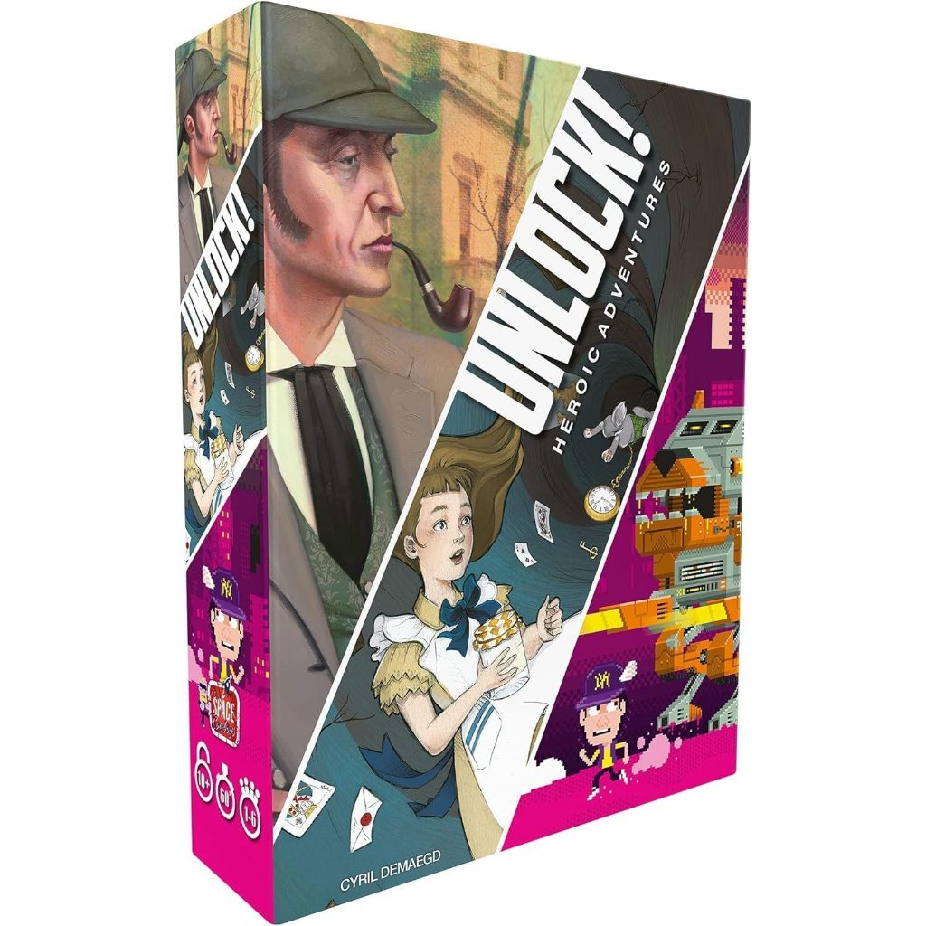 [DIY] Trò chơi giải đố Boardgame Unlock Heroic Adventure - Giải đố cốt truyện hấp dẫn - Fenol