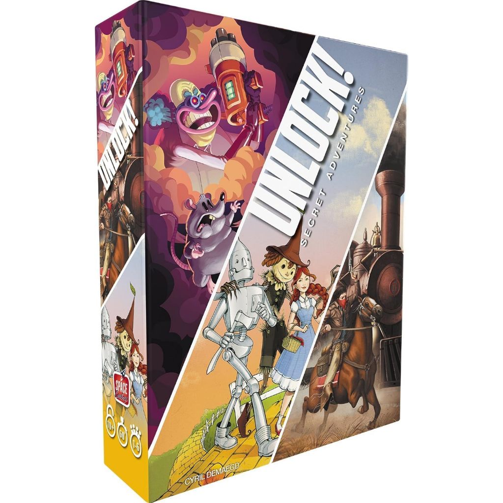 [DIY] Trò chơi giải đố Boardgame Unlock Secret Adventure - Giải đố cốt truyện hấp dẫn - Fenol