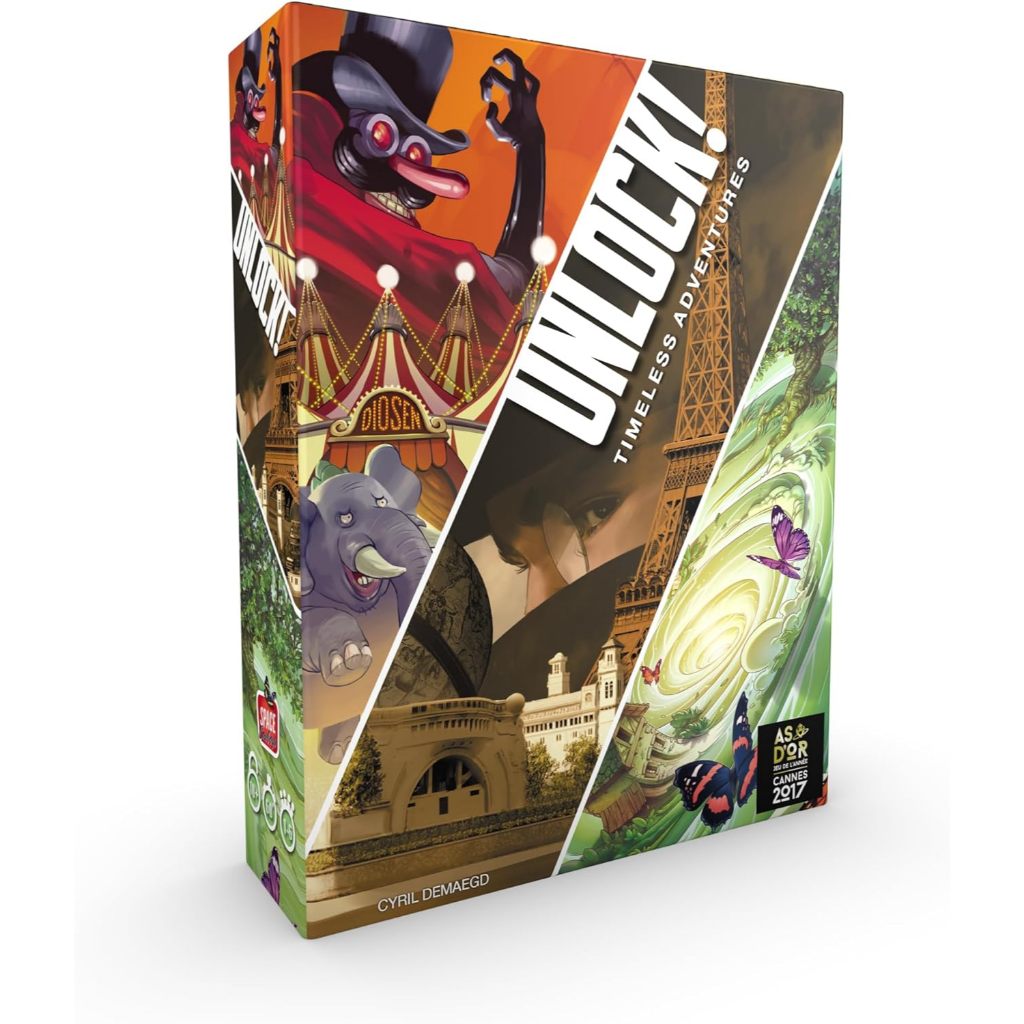 [DIY] Trò chơi giải đố Boardgame Unlock Timeless Adventure - Giải đố cốt truyện hấp dẫn - Fenol