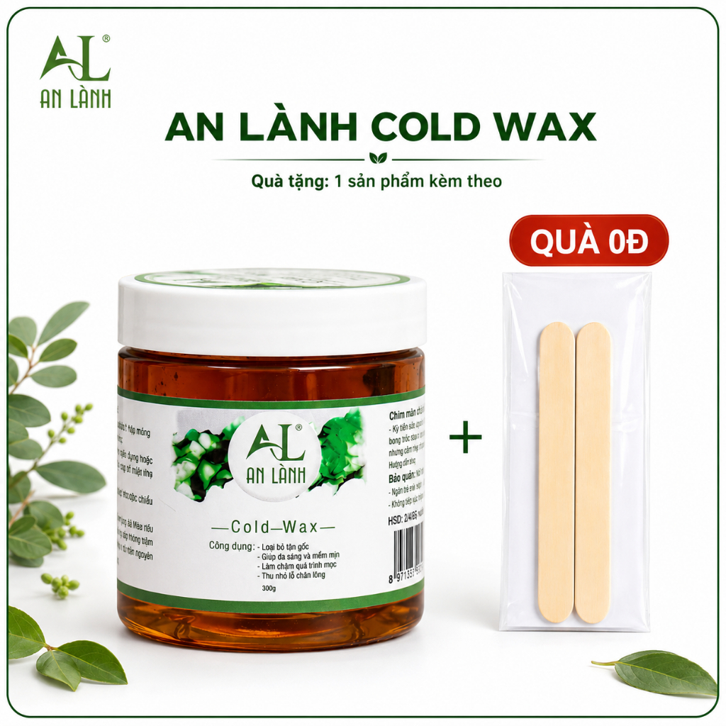 Sáp Wax Lạnh An Lành 350g - Wax Tẩy Lông Toàn Thân Không Cần Đun Nóng, Dùng…