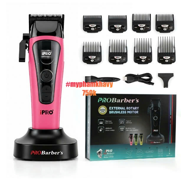 Tông Đơ iPRO S1101 Chính Hãng Probarbers Ipro 1101 Động Cơ Không Chổi Than