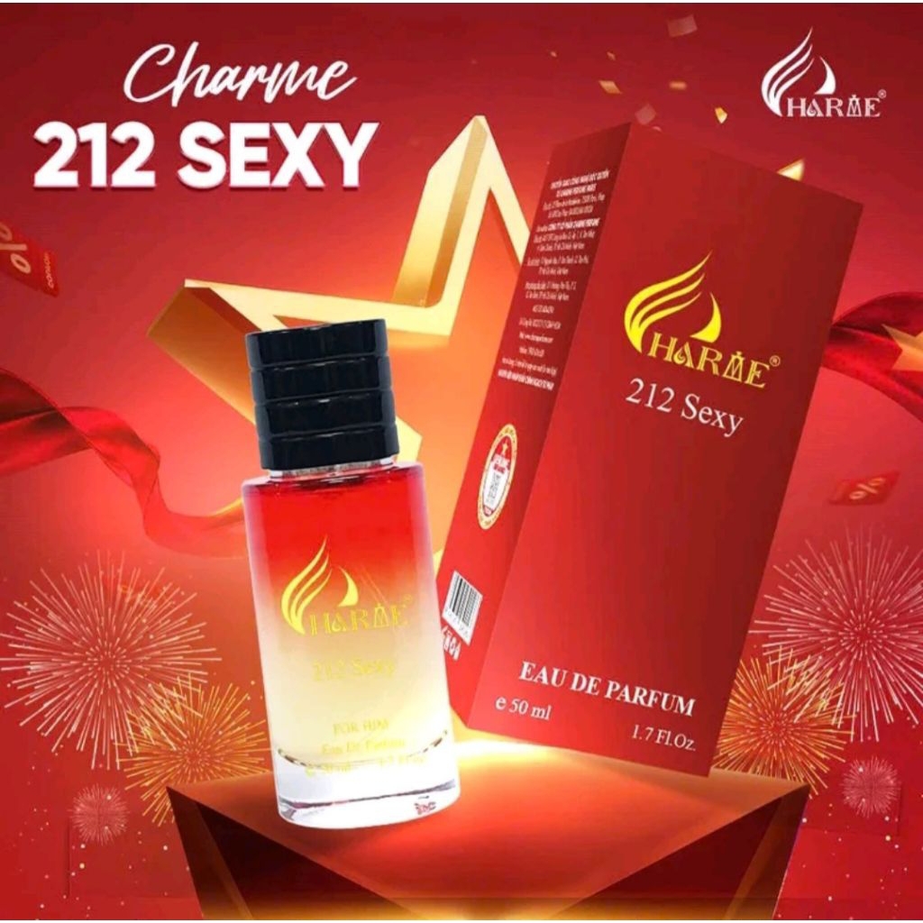 Nước hoa nam nữ Charme 212 sexy 50ml(hàng chqính hãng)