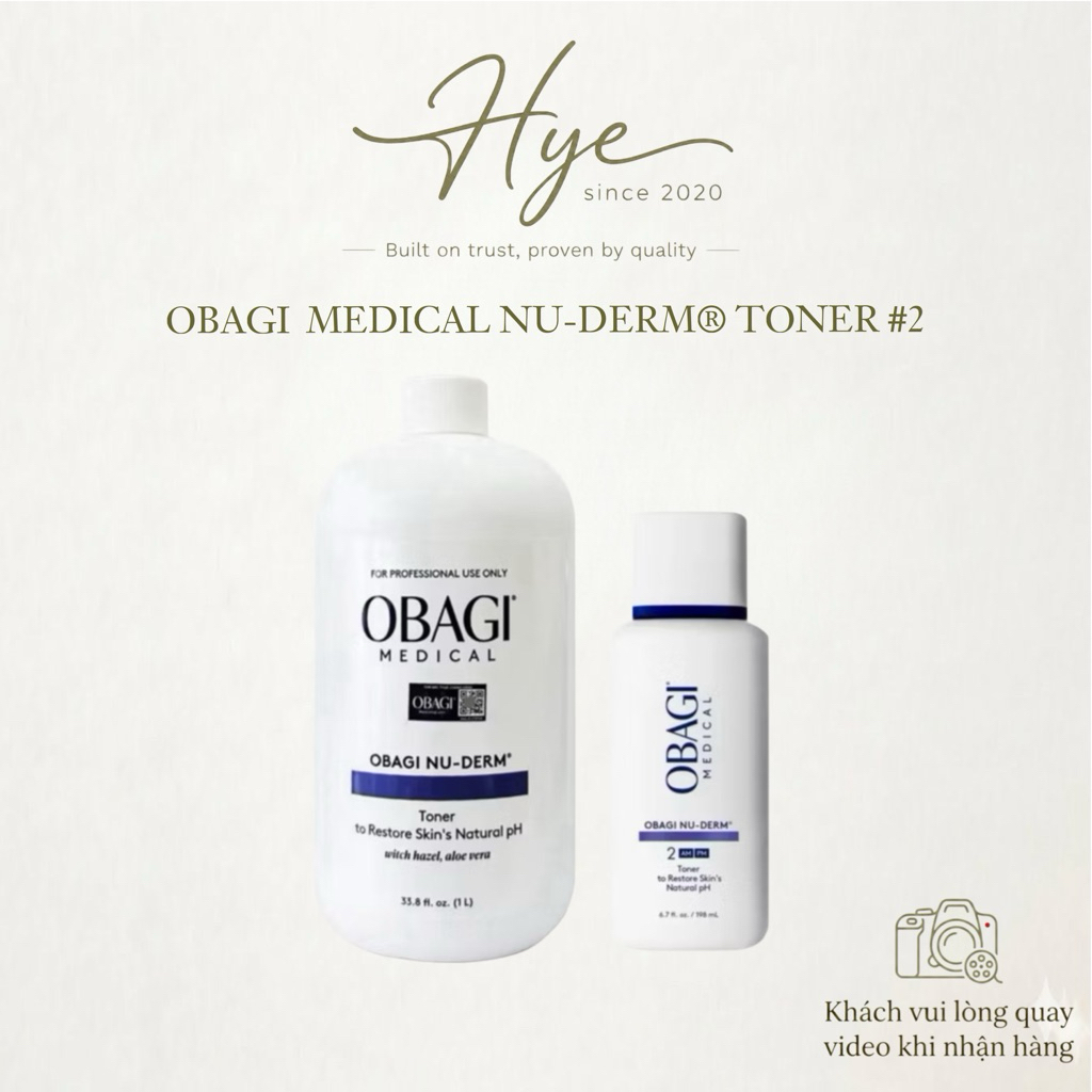 [Công ty] Obagi Nuderm Toner - Nước hoa hồng cân bằng tái tạo da