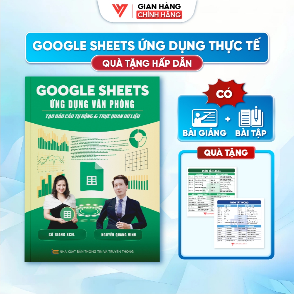 Sách Google Sheets Ứng Dụng Văn Phòng Tạo Báo Cáo Tự Động - Nguyễn Quang Vinh - D05