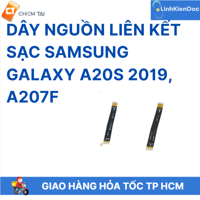 Dây nguồn liên kết sạc Samsung Galaxy A20s 2019, A207F