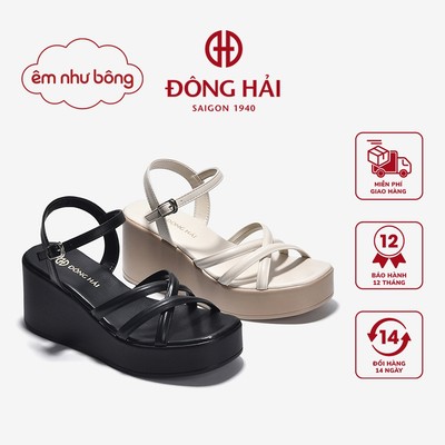 [ÊM NHƯ BÔNG] Giày Sandal Xuồng Đông Hải Quai Đan Chéo - S32G1
