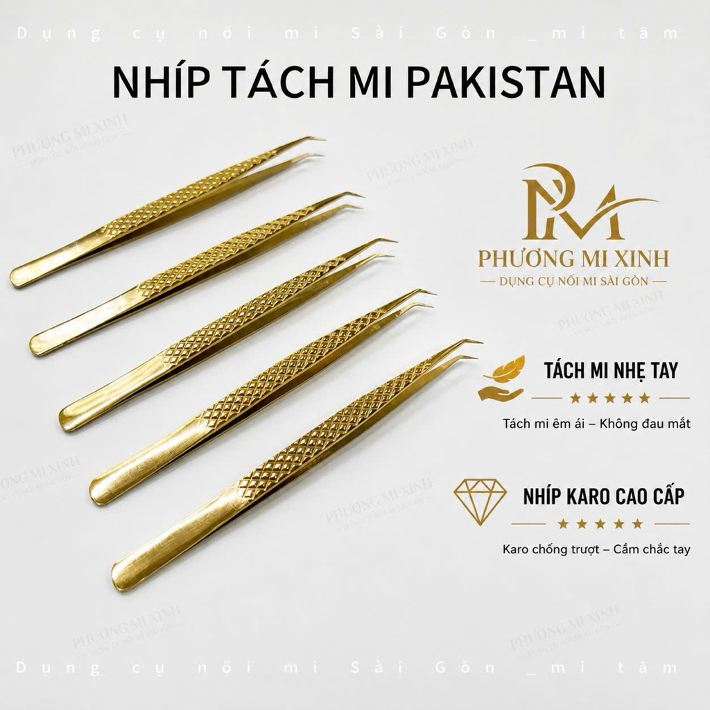 ( TẶNG AD MÚT)Nhíp Classic _nhíp tách Pakistan _nhíp nối mi Classic Dụng cụ nối mi _ Phụ liệu nối mi