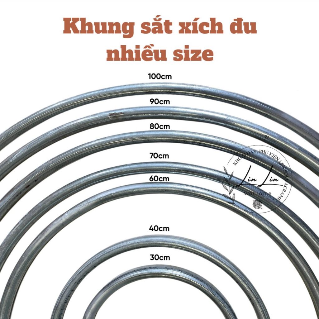 Khung sắt làm xích đu, võng vòng mã kẽm fi21