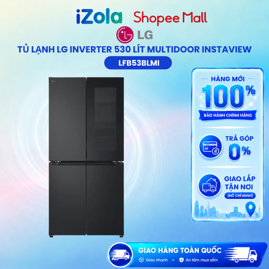 LFB53BLMI - Tủ lạnh LG Inverter 530 lít LFB53BLMI - Hàng chính hãng