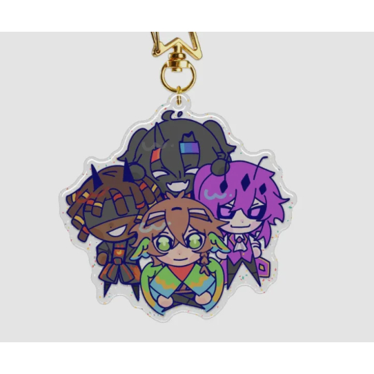 Unstable Universe Protag Epoxy Keychain MARY DECOR SHOP