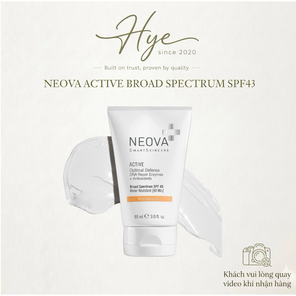 [Chính Hãng] Neova Active SPF43 89ml - Kem chống nắng cho mặt và bodyn