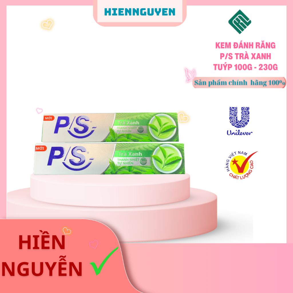 Kem đánh răng PS thiên nhiên tuýp 100g - 230g
