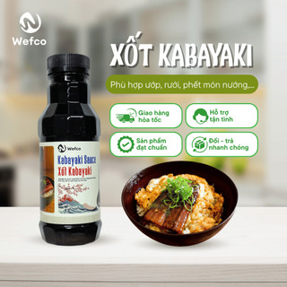 Xốt Kabayaki Wefco Ướp Nướng Phết BBQ Chai 298ml