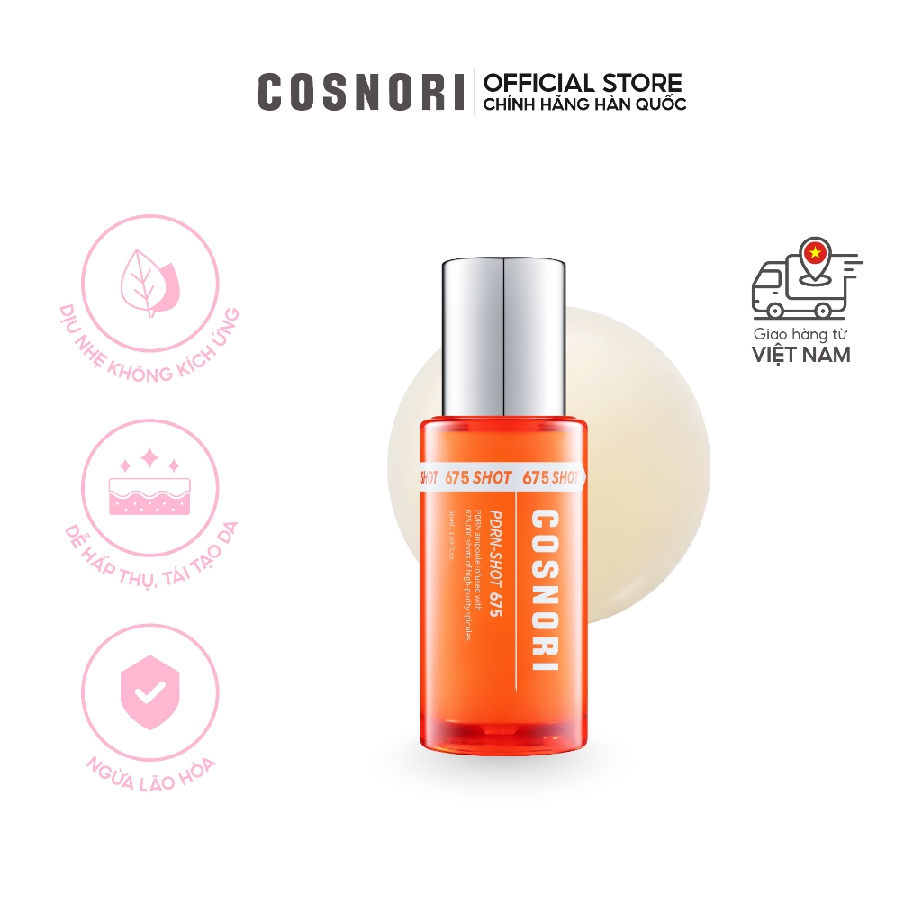 (Hàng công ty chính hãng, có tem phụ) Tinh Chất Chống Lão Hóa, Cải Thiện Da Cosnori PDRN - Shot 675 