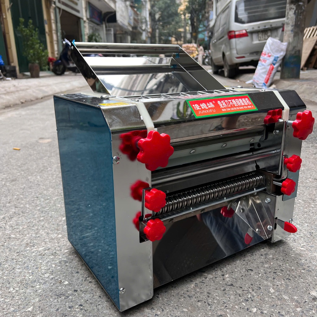 ( Máy cán 24cm) Máy cán bột tạo sợi mì , máy cán vỏ bánh bao, mỳ, bún, phở, đế bánh pizza, lõi đồng,