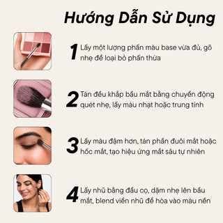 Cọ Tán Màu Mắt Bầu Tròn Đa Năng BH Cosmetics Eyeshadow Brush BH613