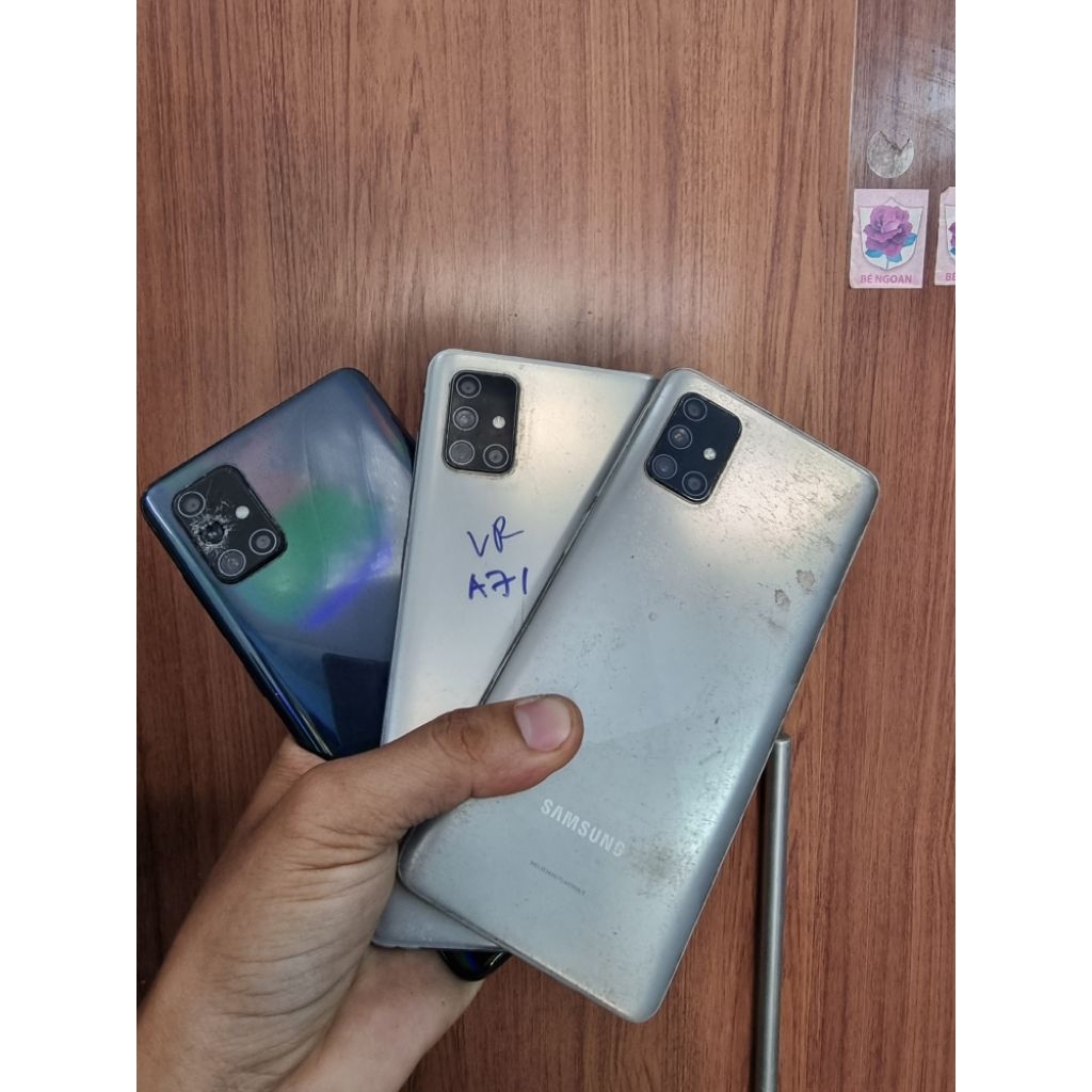 Xác Samsung A71 Sống Zin Full Bị Bể Hư Màn Hình