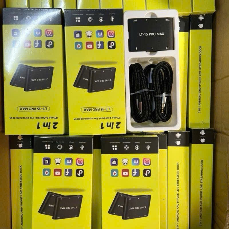 box livestream LT15-PRO MAX DÙNG CHO CHÂN TYPE VÀ IP