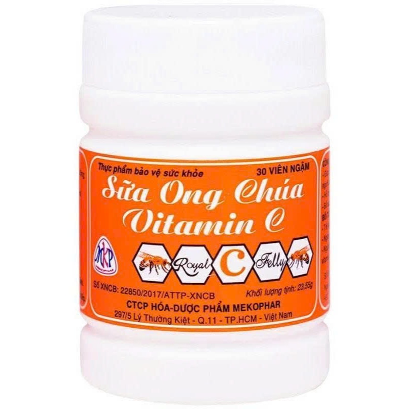 (Combo 2 lọ) Kẹo sữa ong chúa vitamin c Hộp 30