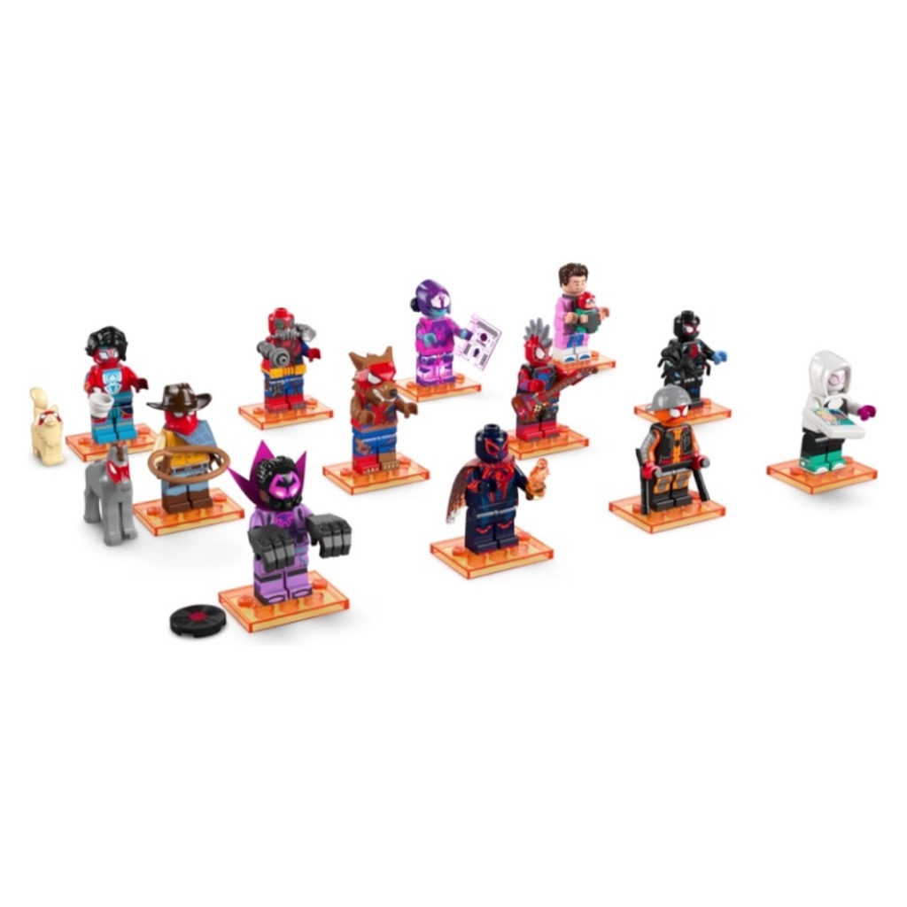 Trọn bộ 12 Nhân vật Lego Minifigure Spider-Man Across the Spider-Verse - 71050