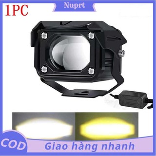 Đèn sương mù LED 12D 3" 100W 6000K 3000K12000LM chuyên dụng cho xe máy xe địa hình xe tải ô tô12-80V