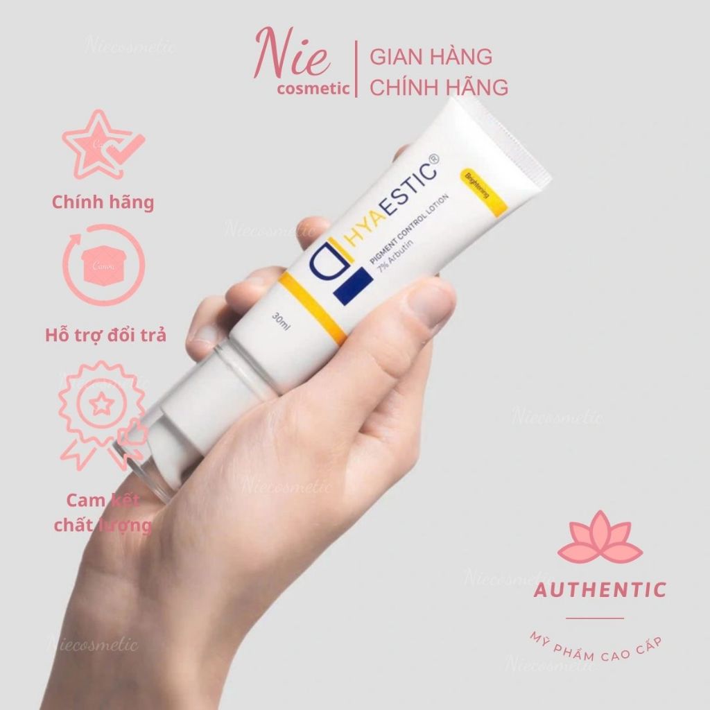 [Công ty] Kem Hỗ Trợ Sáng Da Ngừa Thâm Nám Hyaestic Pigment Control Lotion 7% Arbutin 30ml