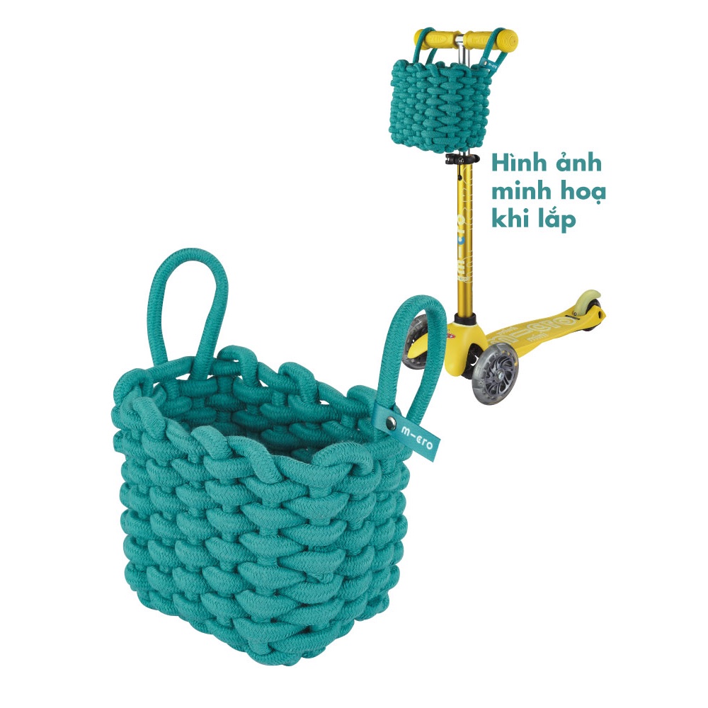 Giỏ treo xe trượt scooter Micro - Micro Basket - Thương hiệu Thuỵ Sĩ - Tương thích xe Micro Scooter