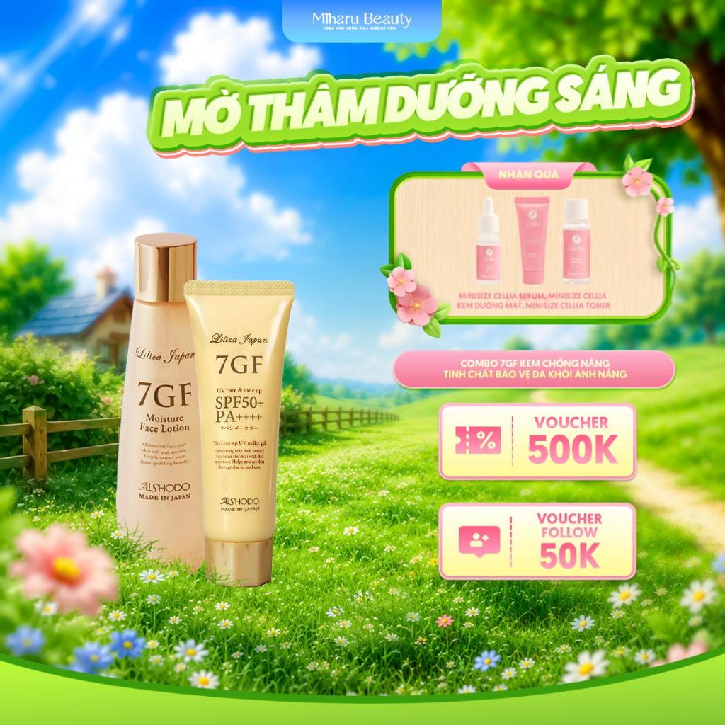 Combo 7GF Kem chống nắng , Lotion bảo vệ da khỏi ánh nắng