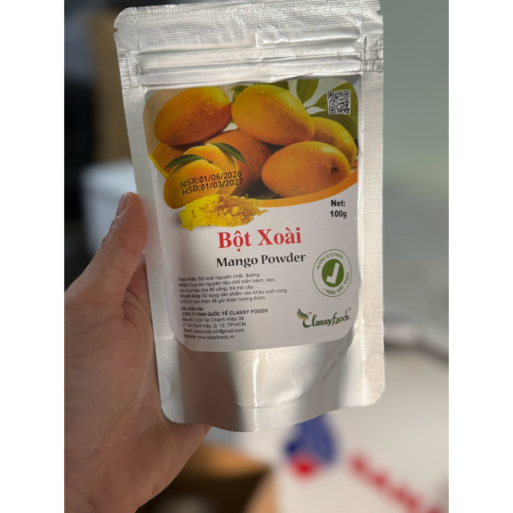 Bột xoài Classy Foods. 100g
