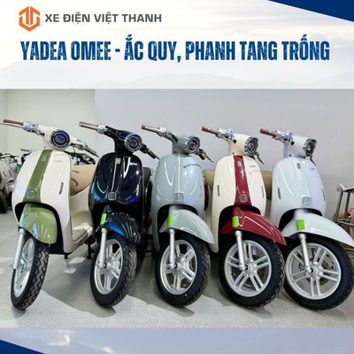 [Nhận ở HCM] Xe máy điện Yadea Omee - ắc quy, phanh tang trống bánh trước