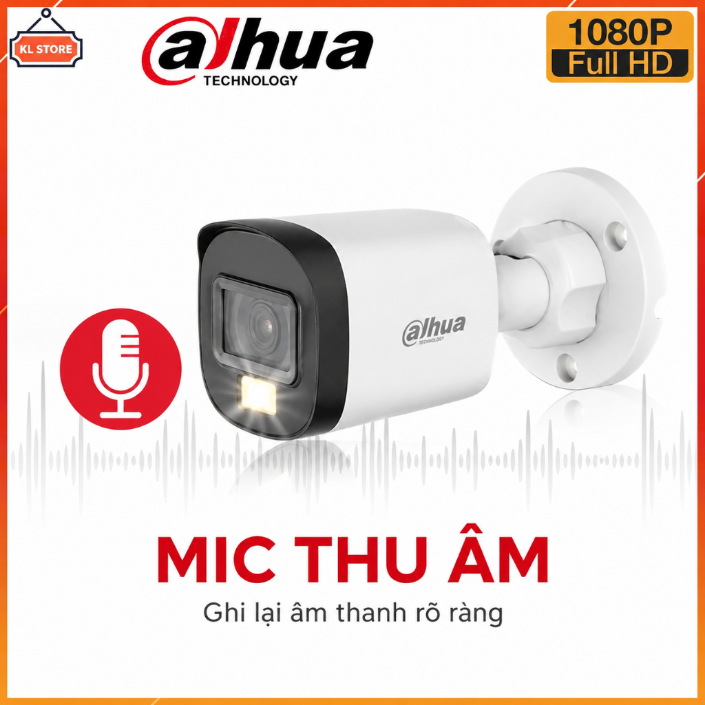 Camera Dahua 2.0MP Full HD HAC- B1A21P 1080P