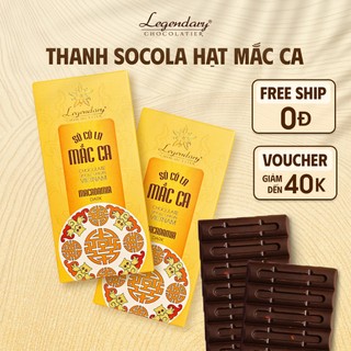 Socola Thanh Hạt Macca (Mắc ca) | Quà tặng người thân, bánh kẹo đồ ăn vặt | Origin Legendary
