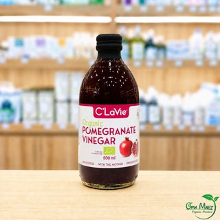 Giấm Lựu Hữu Cơ C'LAVIE 500ml - Có Giấm Cái, Hỗ Trợ Tiêu Hóa, Đẹp Da, Giữ Dáng