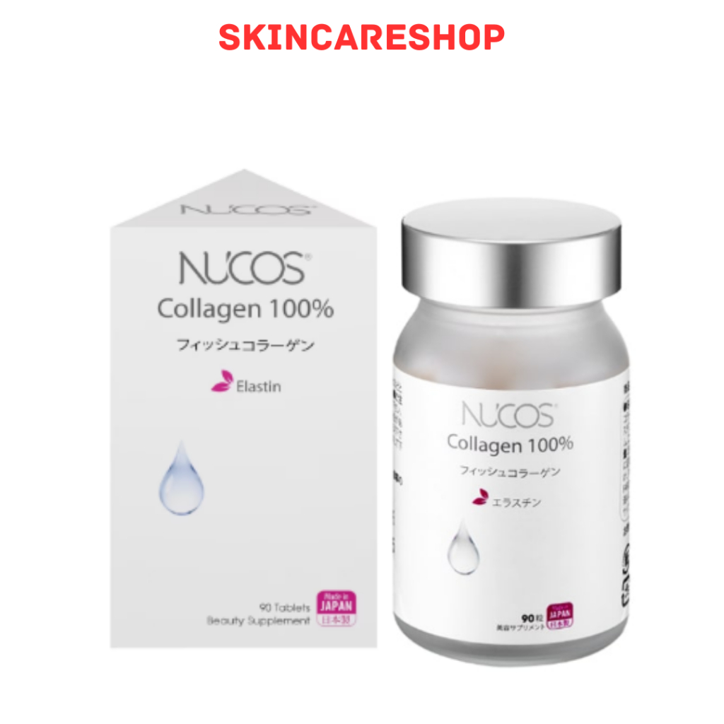 Viên Uống Nucos Collagen 100% Dưỡng Trắng Da (Hộp 90 Viên)