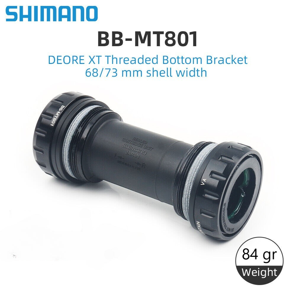 Trục Giữa BB Vặn Xe Đạp Shimano MT800/801 Trục Cốt Rỗng