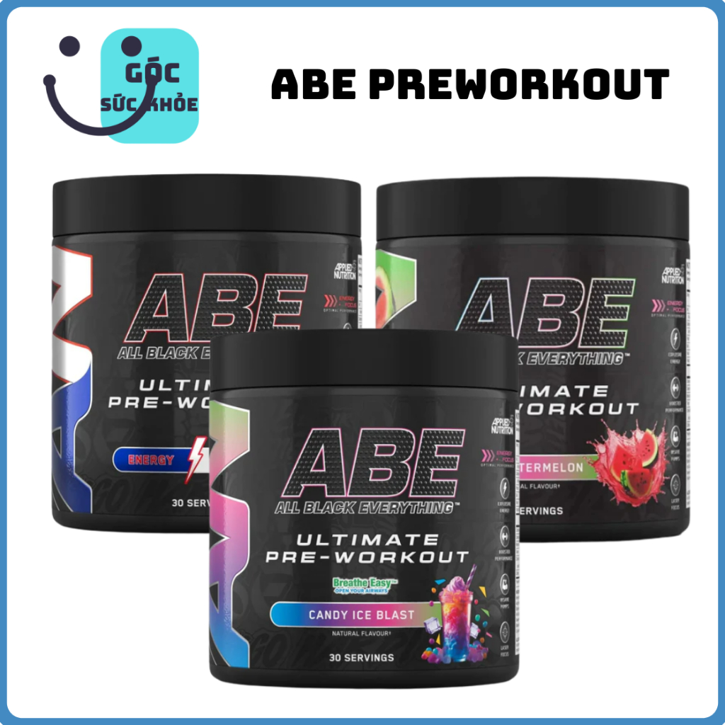 {30 LIỀU}APPLIED NUTRITION ABE PRE-WORKOUT, HỖ TRỢ TĂNG SỨC MẠNH