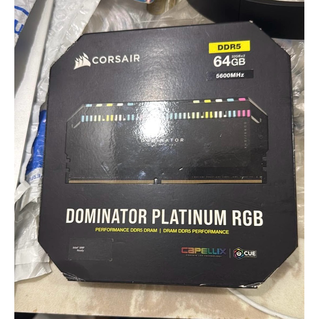 Kit Ram PC ( 02 thanh ram ) Corsair DOMINATOR PLATINUM RGB 64GB (2x32GB) DDR5 5600MHz Còn Bảo Hành 1