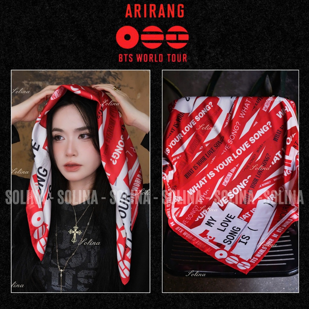 Khăn BTS, Khăn Banada BTS, Banada BTS WORLD TOUR ARIRANG